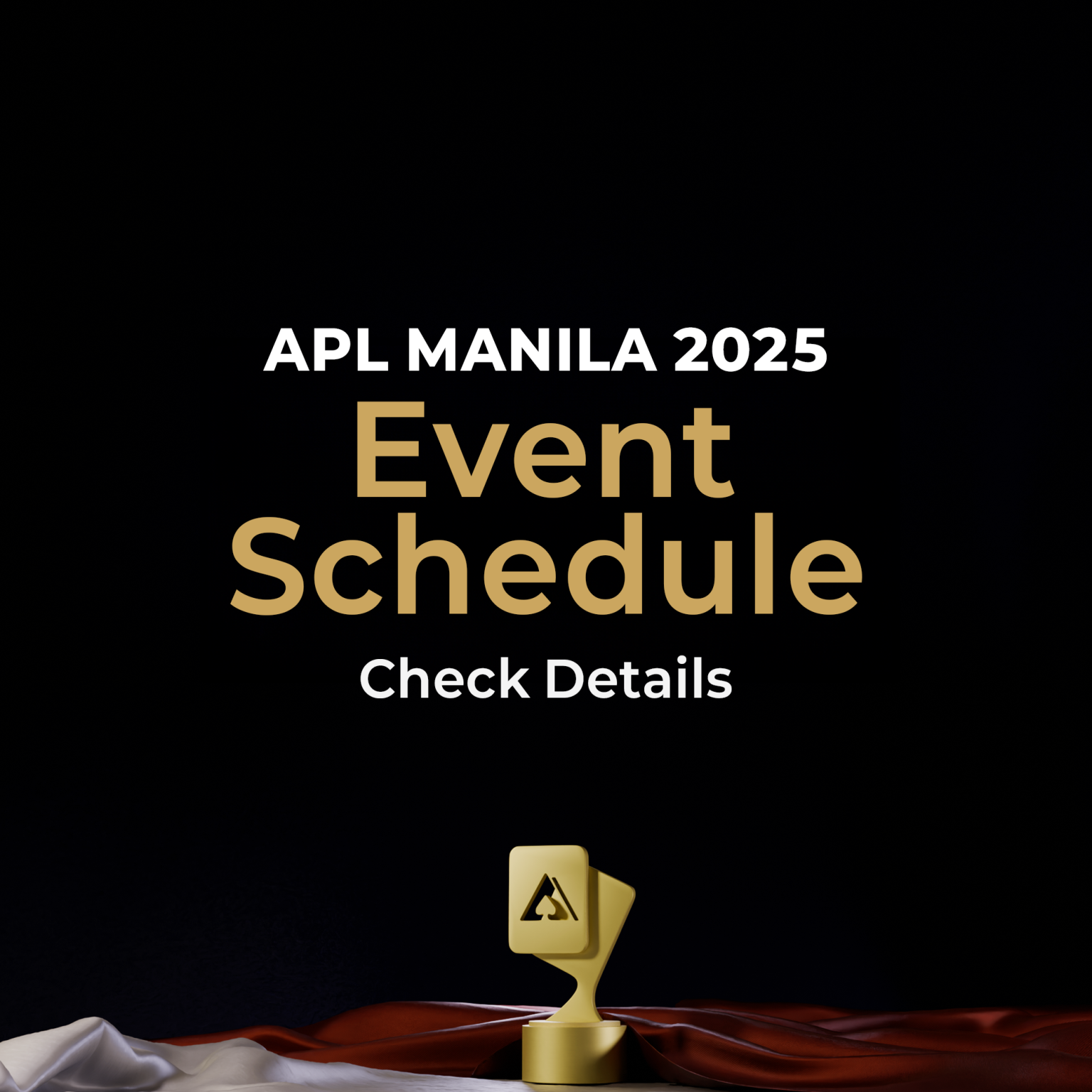 Apl manila event schedule ace poker league